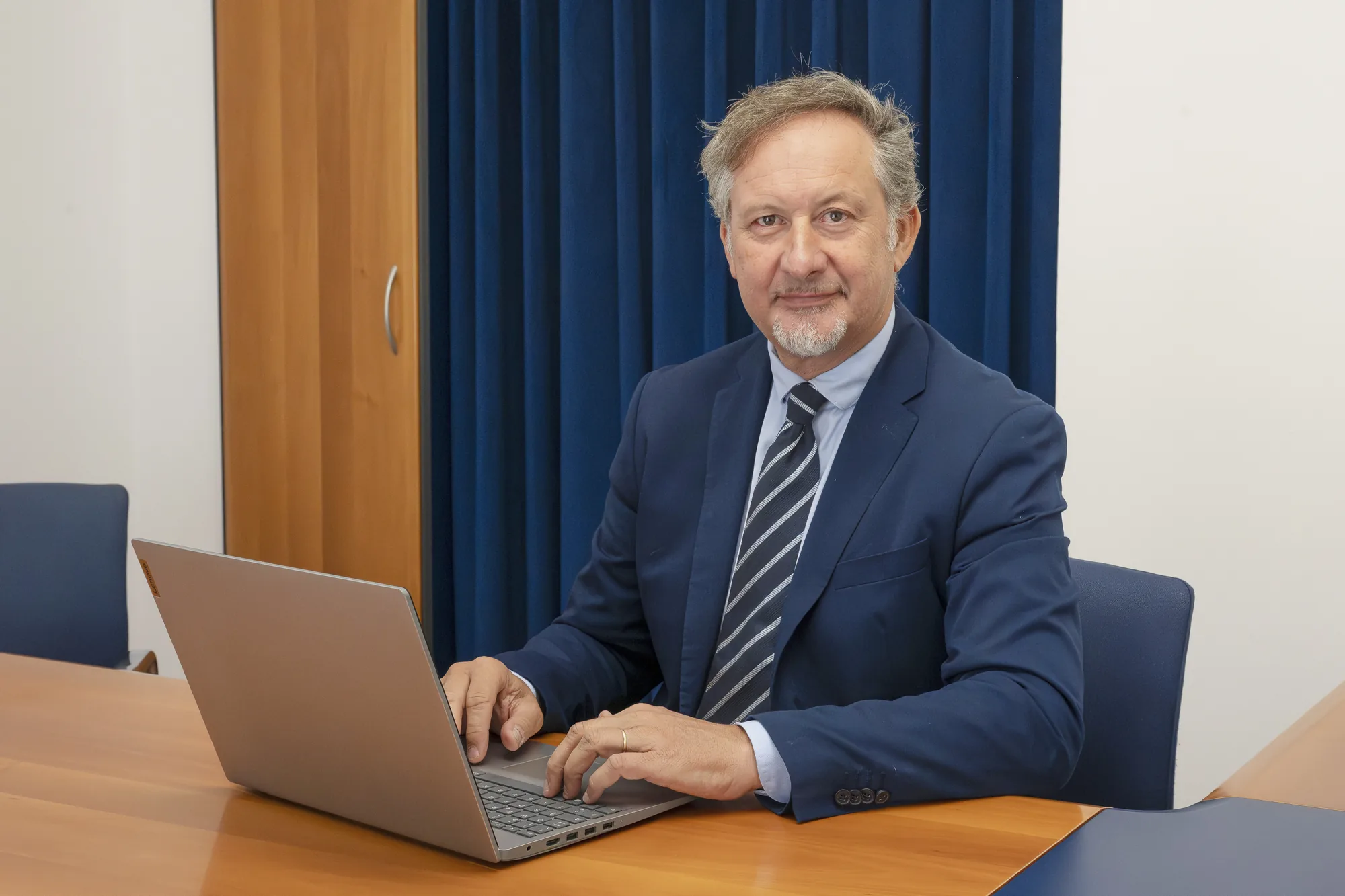 Flavio Farina al lavoro