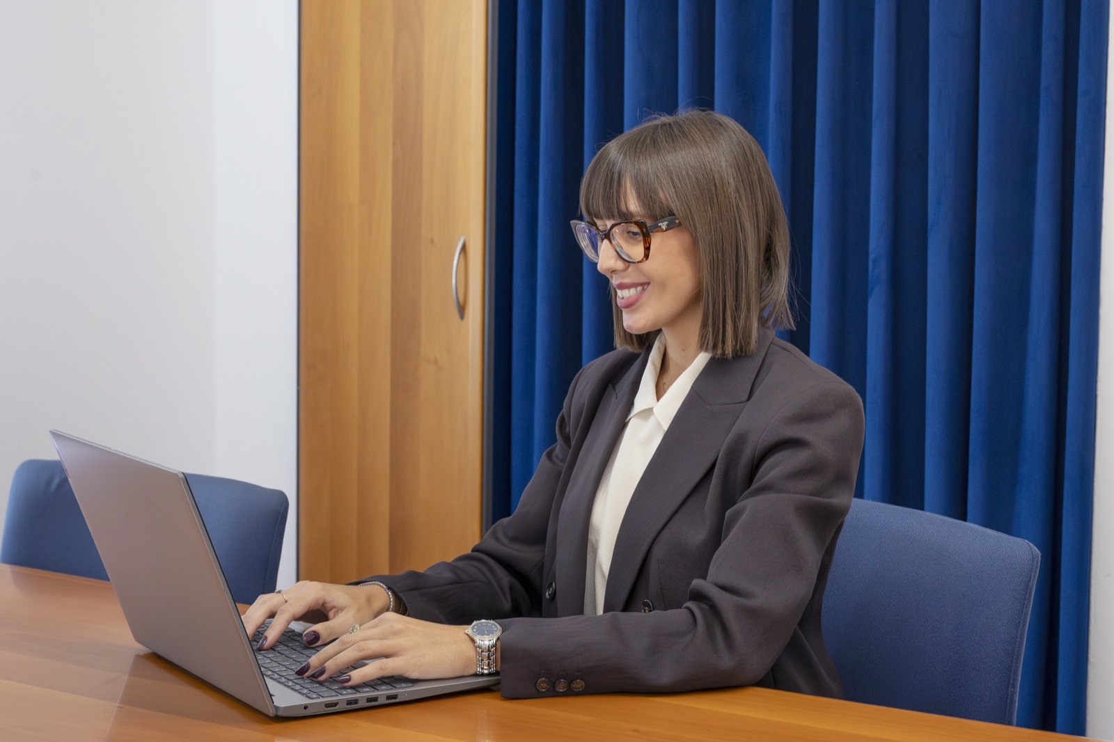 Giulia Veronese al lavoro